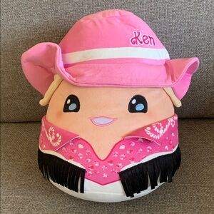 Barbie Cuutopia Pink Cowboy Ken 11” Plush Toy